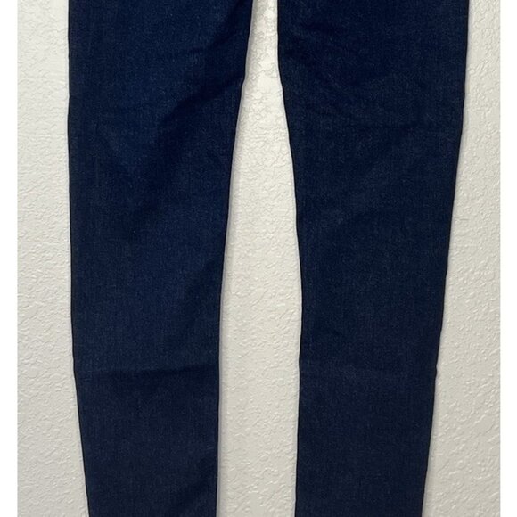 American Eagle Mom Jeans Stretch Super High Rise Dark Wash Denim 2 Long - Picture 15 of 16